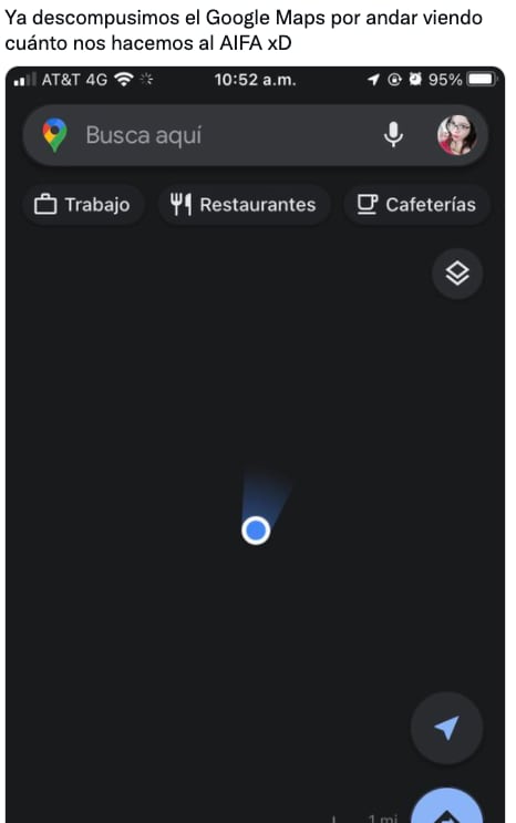 Memes sobre la caída de Google Maps