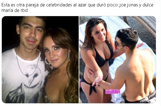 Reviven que Joe Jonas y Dulce María de RBD fueron captados juntos.