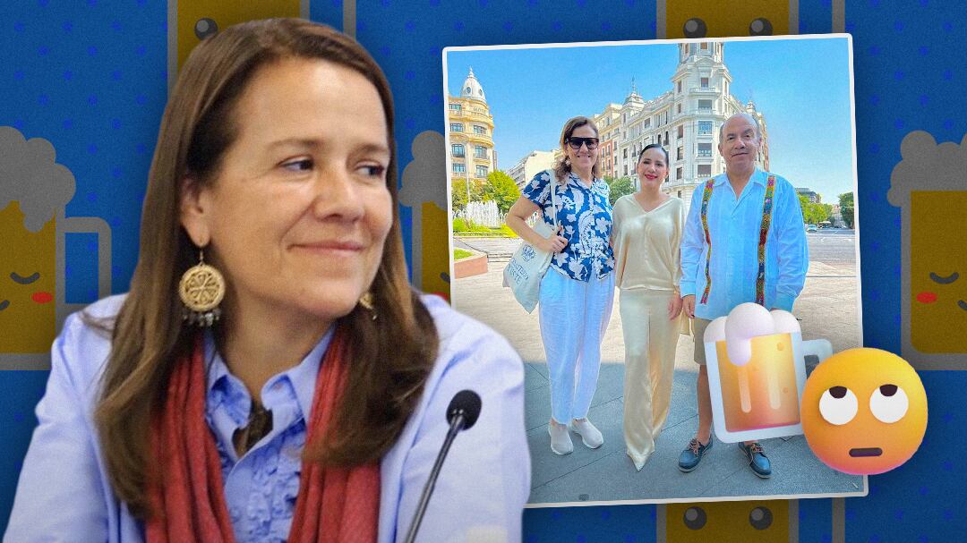 La cara de Margarita Zavala cuando le preguntan por Sandra Cuevas y unos tragos con Felipe Calderón