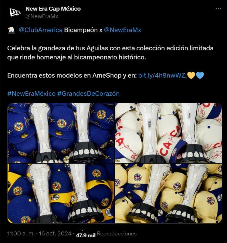 Colección por el Bicampeonato del Club América.