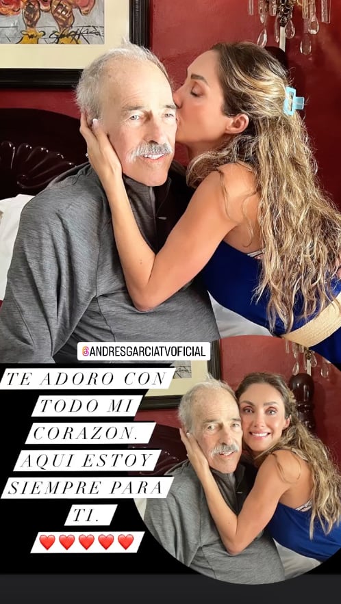 Anahí visita a Andrés García