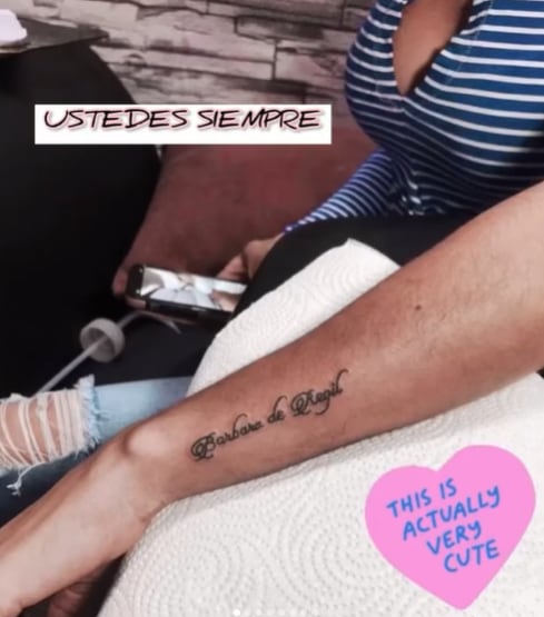 Bárbara de Regil inspira tatuajes en sus seguidoras.