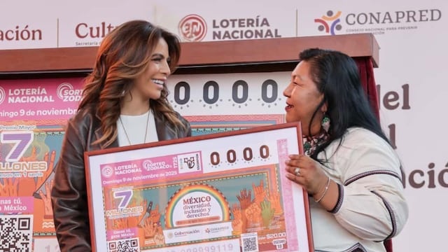 Conapred y Lotería Nacional emiten billete conmemorativo por la lucha contra la discriminación.