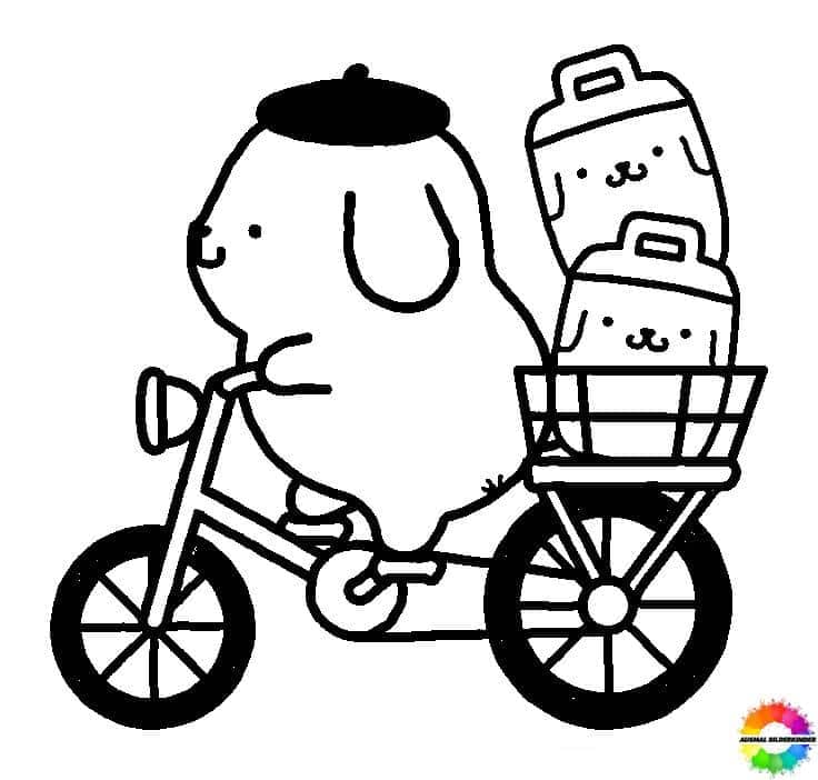 Dibujos de Pompompurin por su cumpleaños