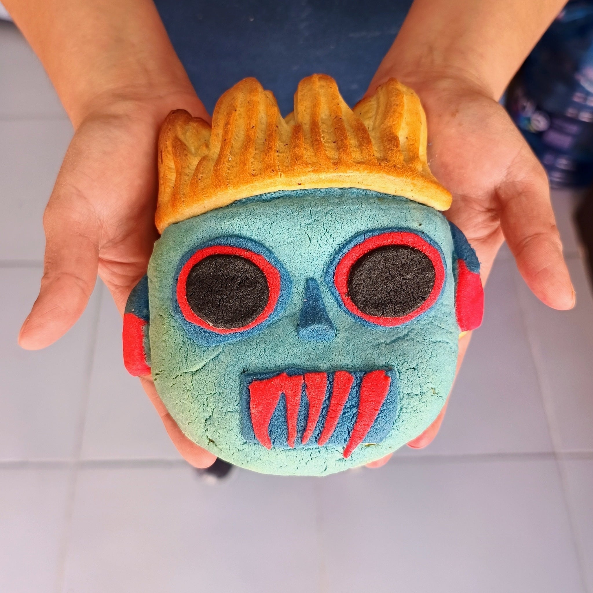Conchas inspiradas en Tláloc