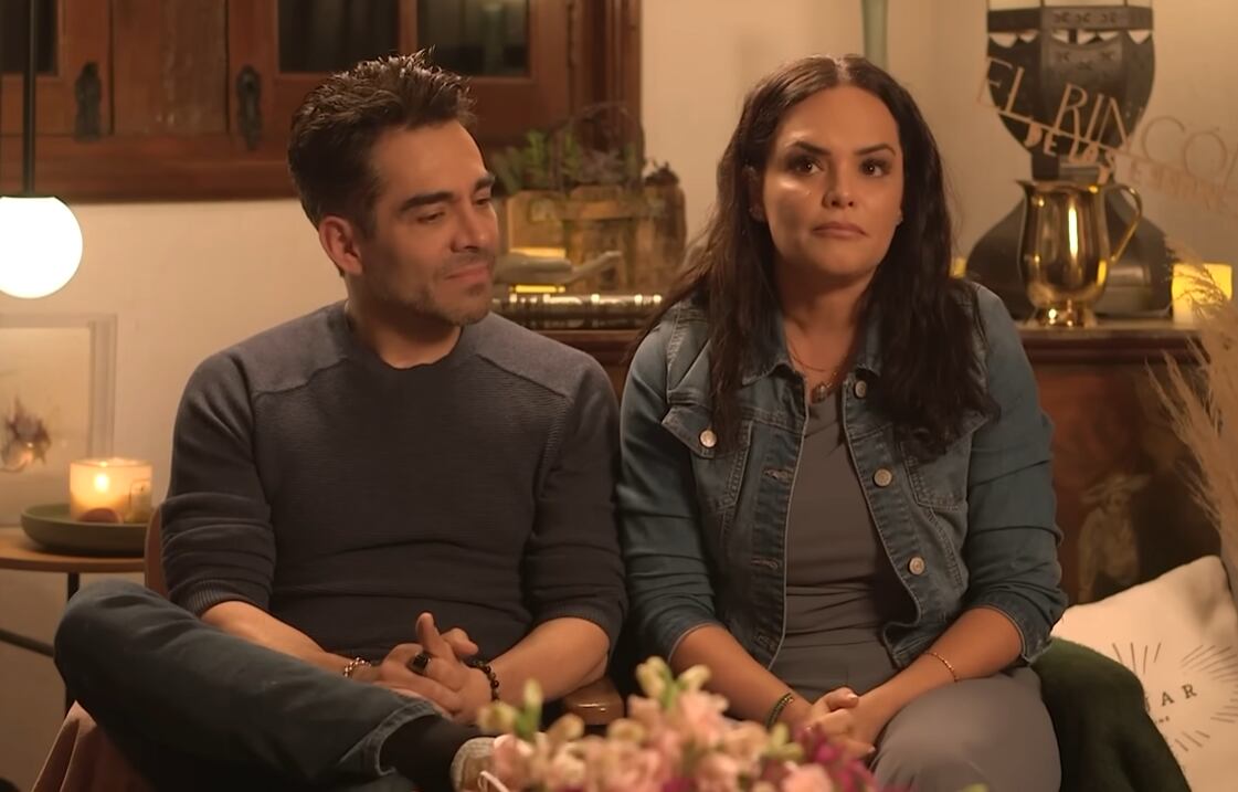 Omar Chaparro y su esposa