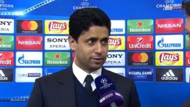 Nasser Al-Khelaïfi en entrevista.