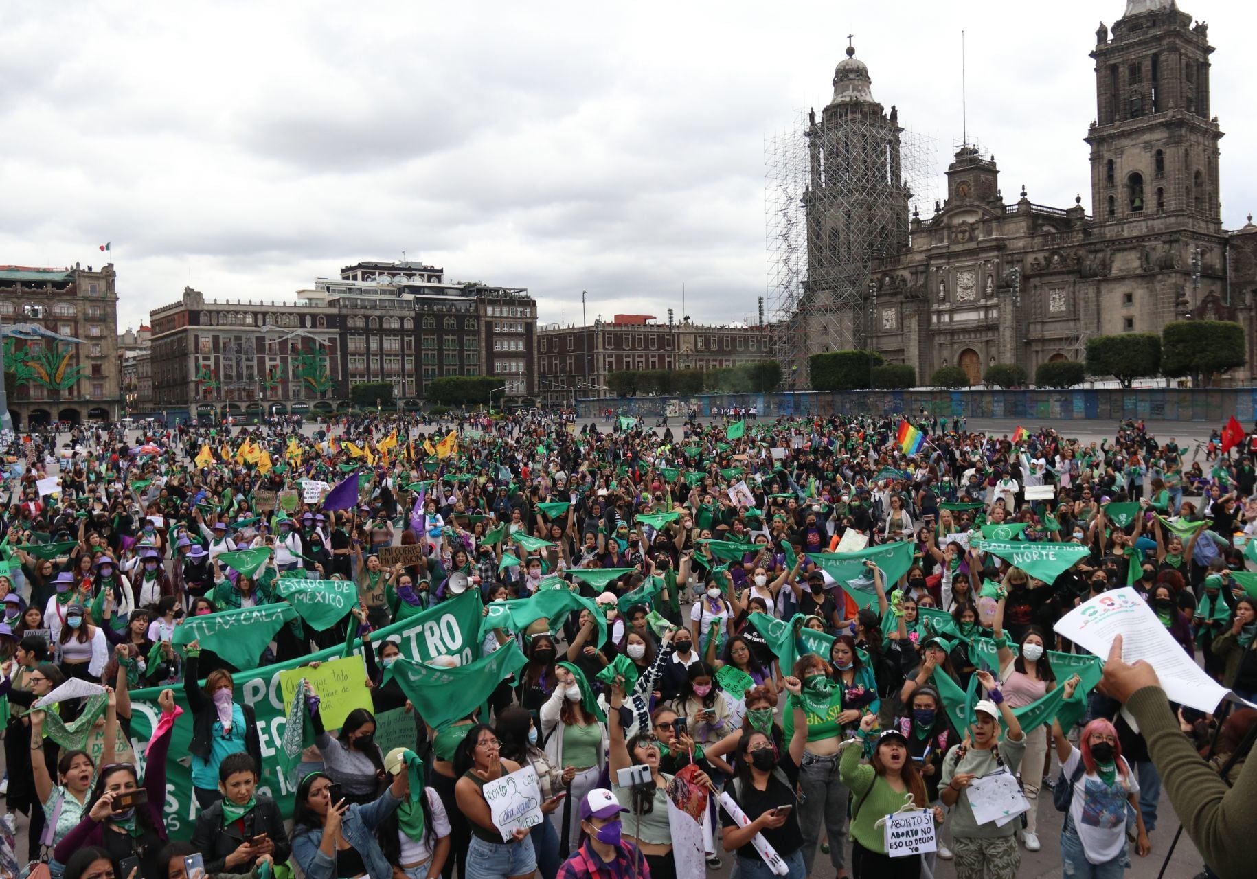 Marcha 28S en el Zócalo