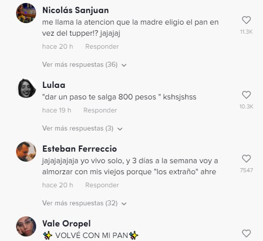 Reacciones al joven que se fue de la casa de su padres pero les roba comida