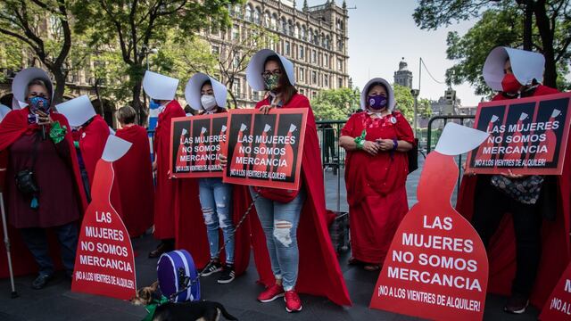 Mujeres protestan contra fallos de la SCJN
