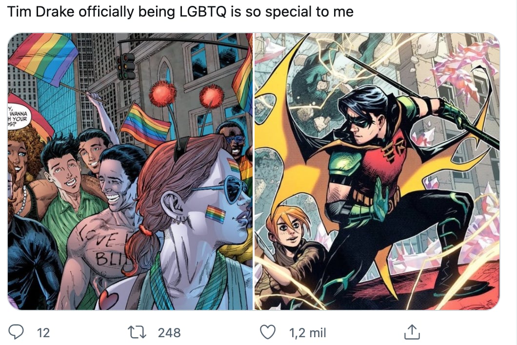 Usuarios reaccionan a la bisexualidad de Robin