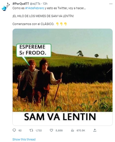 Memes 14 de febrero