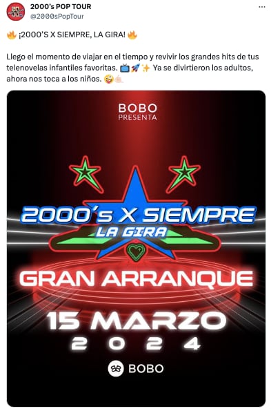 2000’S X SIEMPRE, LA GIRA
