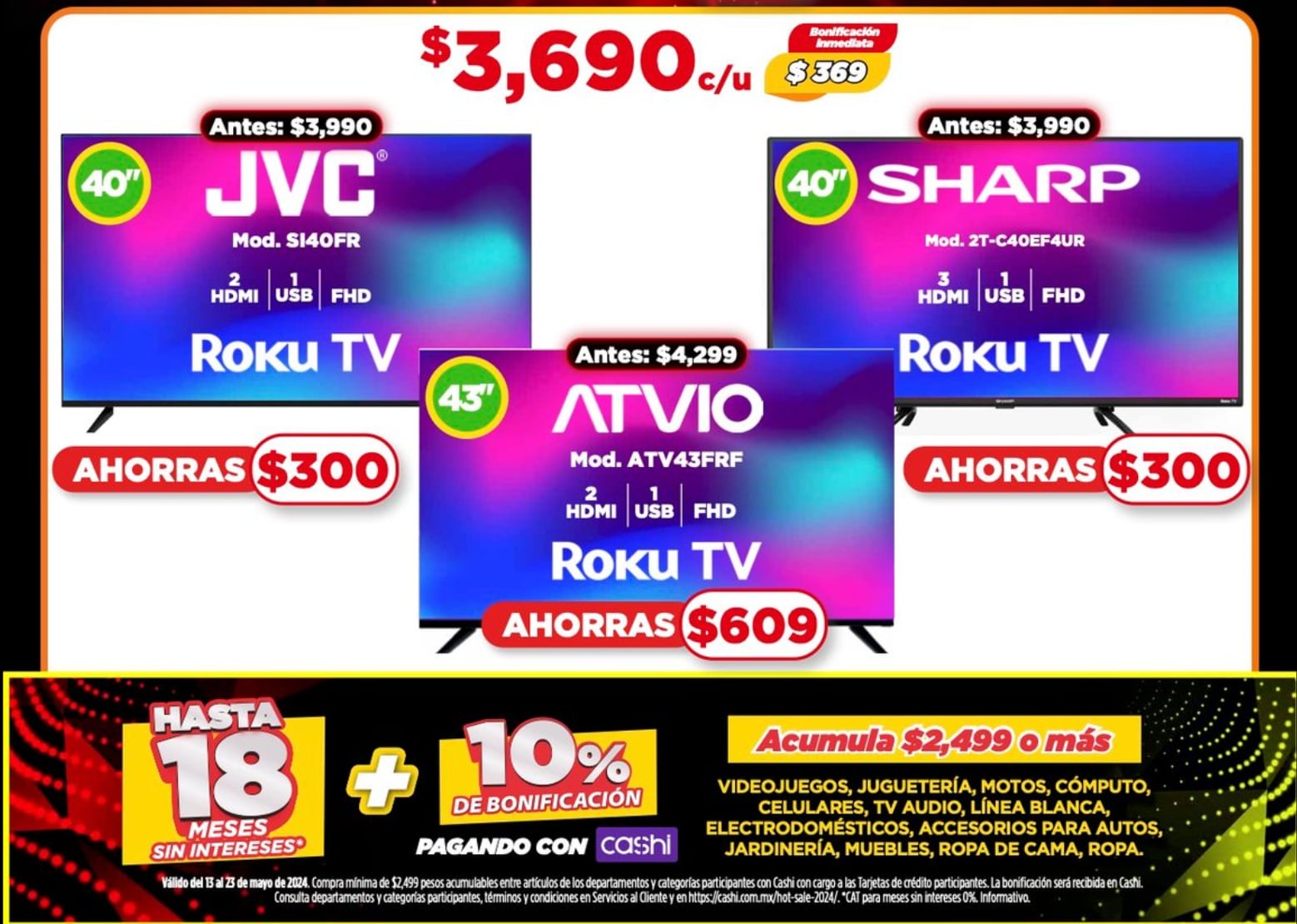Ofertas y promociones Hot Sale Bodega Aurrerá 2024