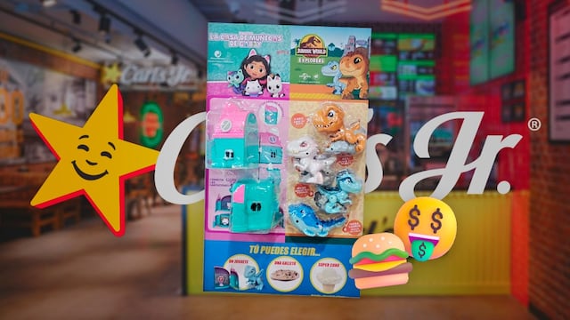 Jurassic World Explorer y La casa de muñecas de Gaby en Carl’s Jr