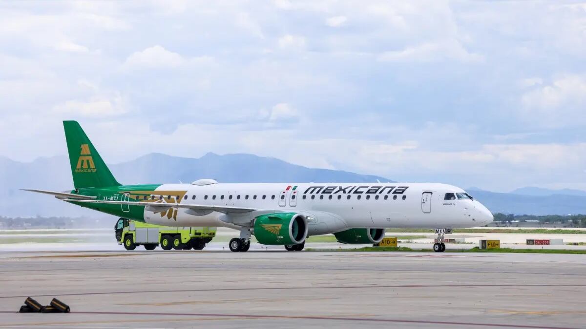 Por fin llegó el nuevo avión de Mexicana