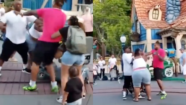 Pelea en Disney World