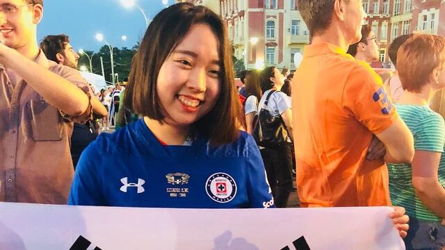 Aficionada Cruz Azul