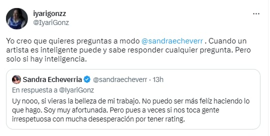 Productora de Ventaneando reclama a Sandra Echeverría