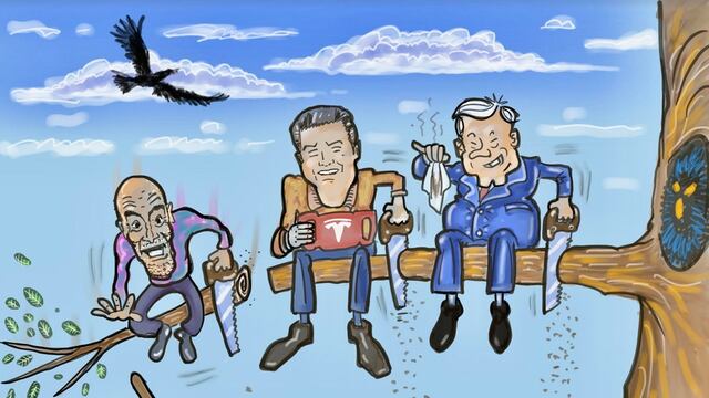 Cartón de Garabato para Plácido Garza