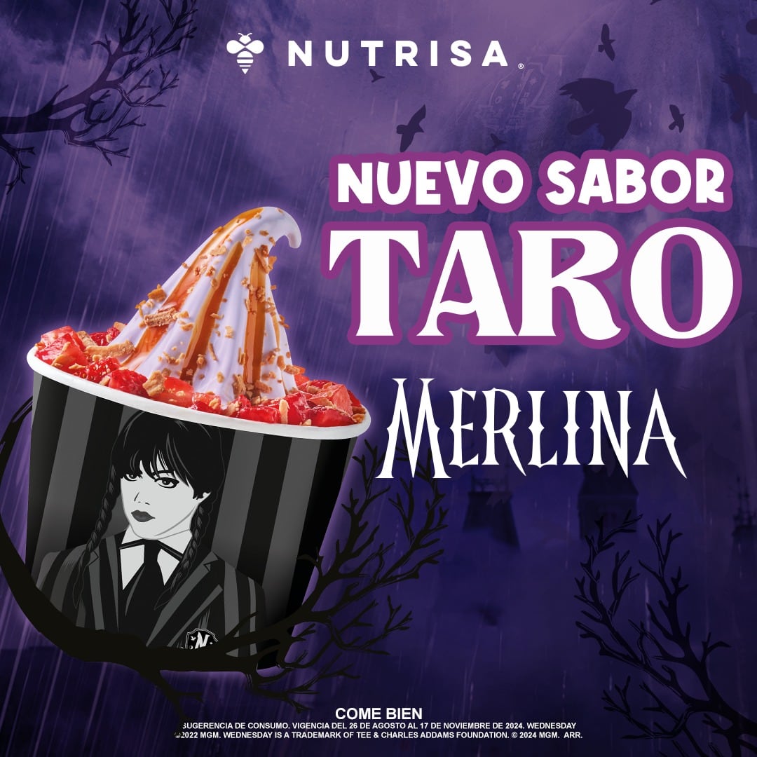 Helado de Merlina en Nutrisa