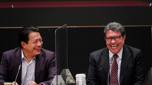 Mario Delgado y Ricardo Monreal