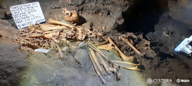 INAH descubrió un importante hallazgo al interior de cueva en Tulum
