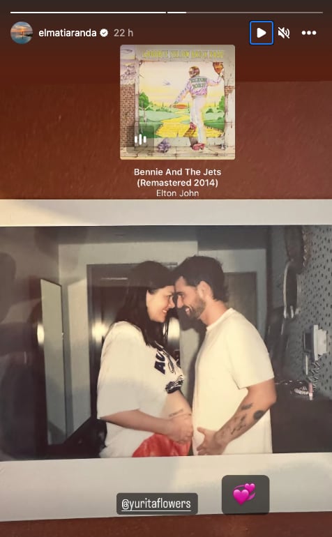 Esposo de Yuridia comparte fotografías de su baby bump