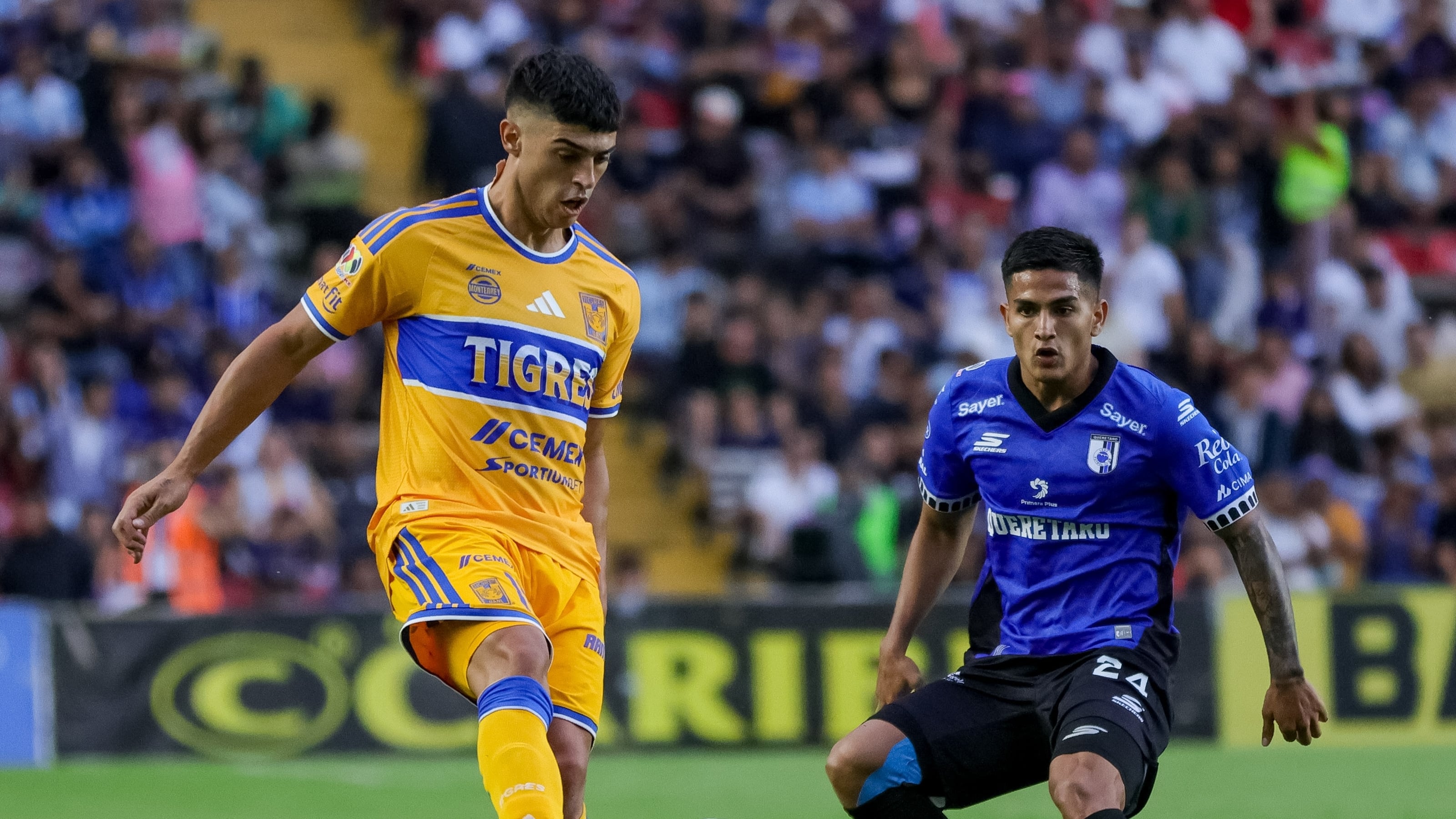 Juan Brunetta le dio el empate a Tigres en la cancha del Querétaro