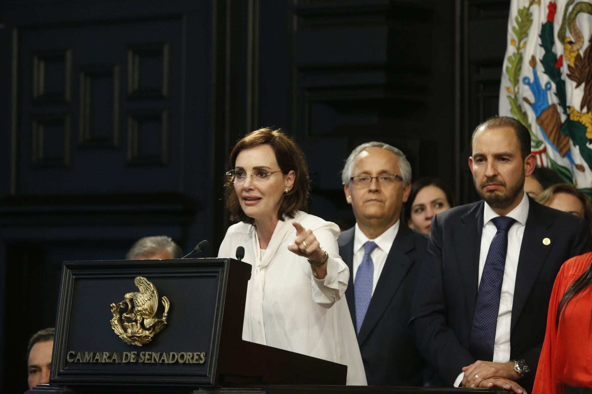 Lilly Téllez contra Gerardo Fernández Noroña por la reforma al Poder Judicial