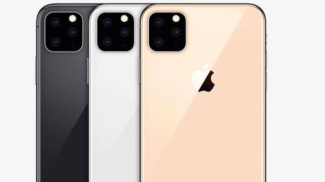 Concepto del iPhone 2019.
