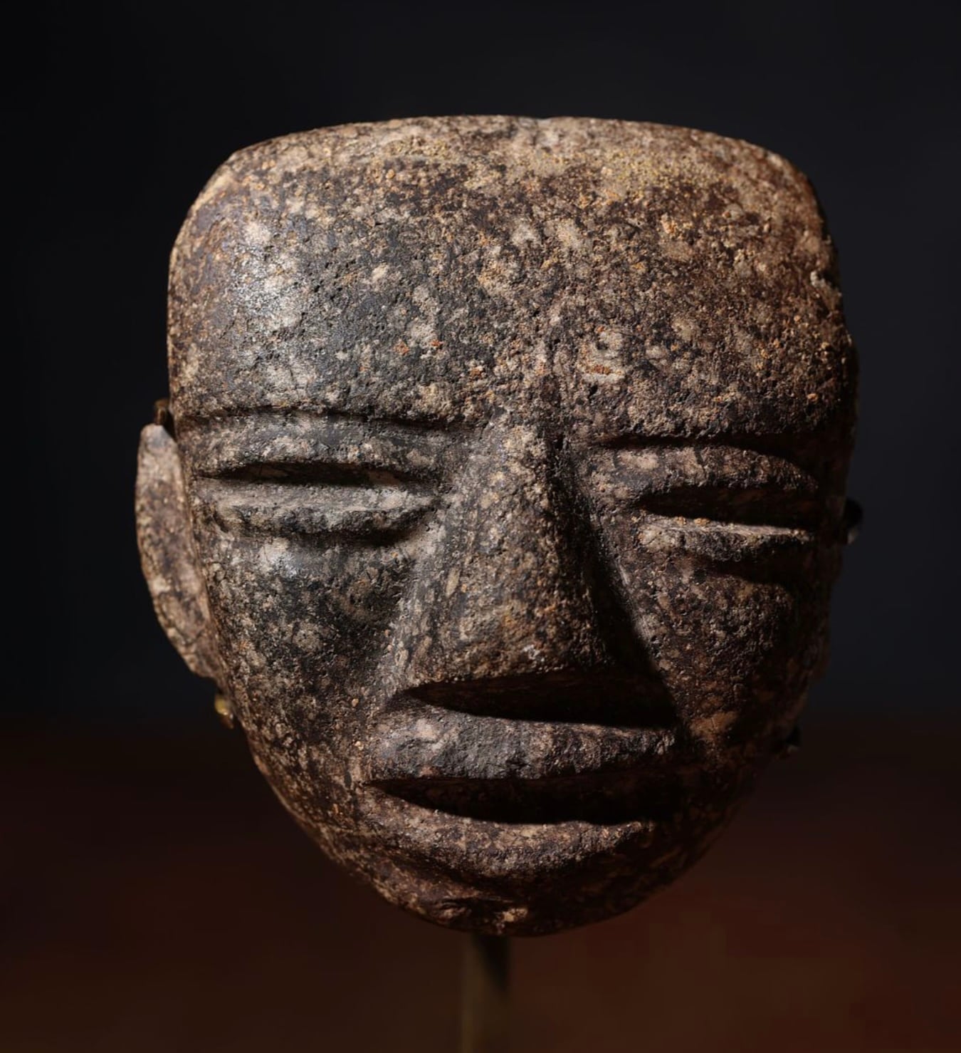 Máscara maya será puesta a subasta en Barcelona