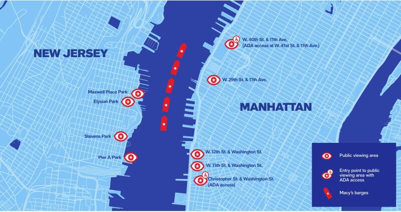 Fuegos artificiales de Macy's 4th of July, Día de la Independencia de Estados Unidos