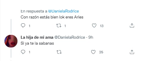 Daniela Rodrice confirma que es Aries.