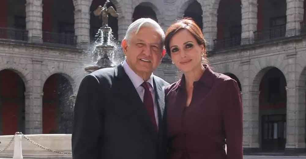 AMLO y Lilly Téllez