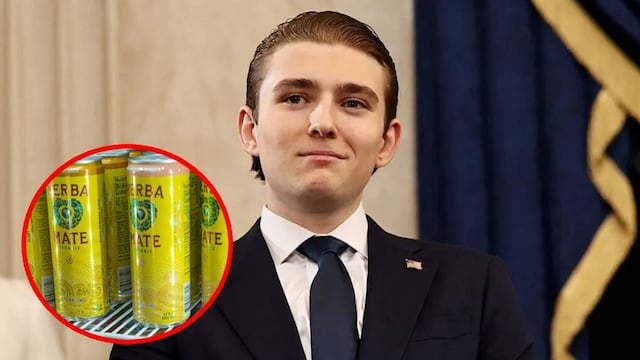 Barron Trump se estrena como empresario con Sollos, su marca de yerba mate