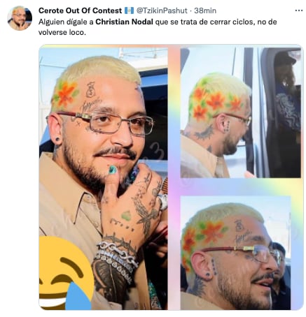 Meme Christian Nodal rubio