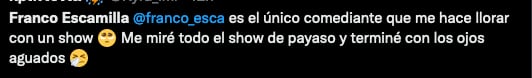 Franco Escamilla hace llorar a sus seguidores con Payaso.