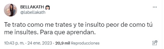 Bellakath estalla contra sus haters.