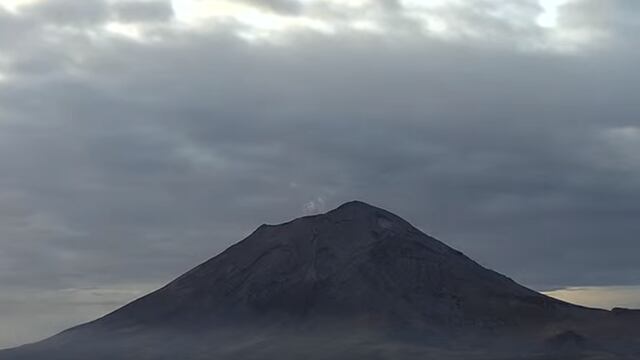 Volcán Popocatépetl el 15 de diciembre