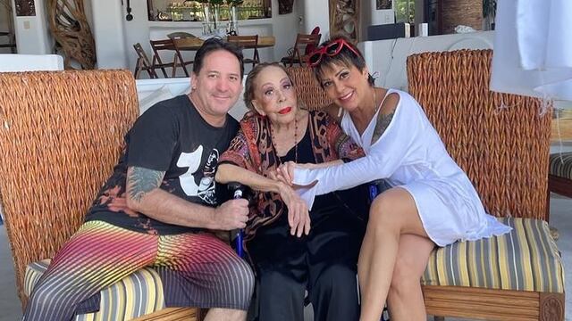 Luis Enrique Guzmán, Silvia Pinal y Alejandra Guzmán.