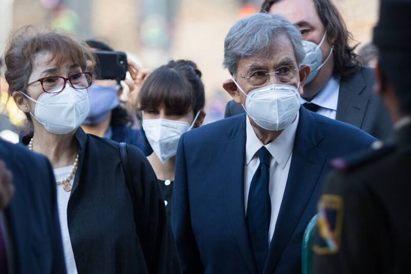 Celeste Batel y Cuauhtémoc Cárdenas