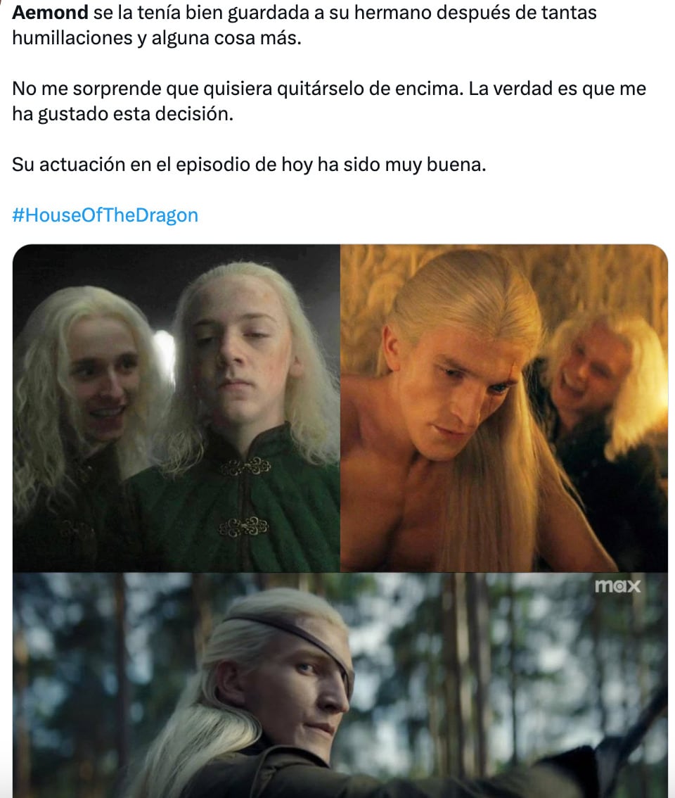 Memes se van en contra de Aemond Targaryen y Vhagar de La Casa del Dragón
