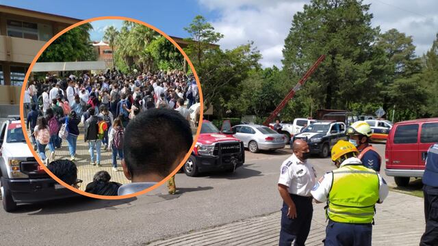 Desalojan UAEM por explosiones en varios puntos del campus