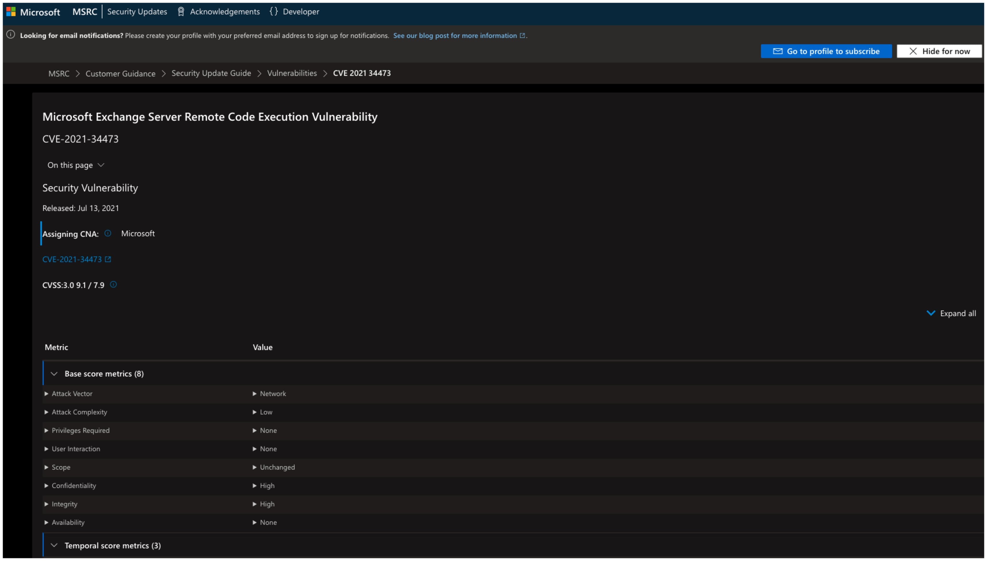 Vulnerabilidades en Microsoft Exchange