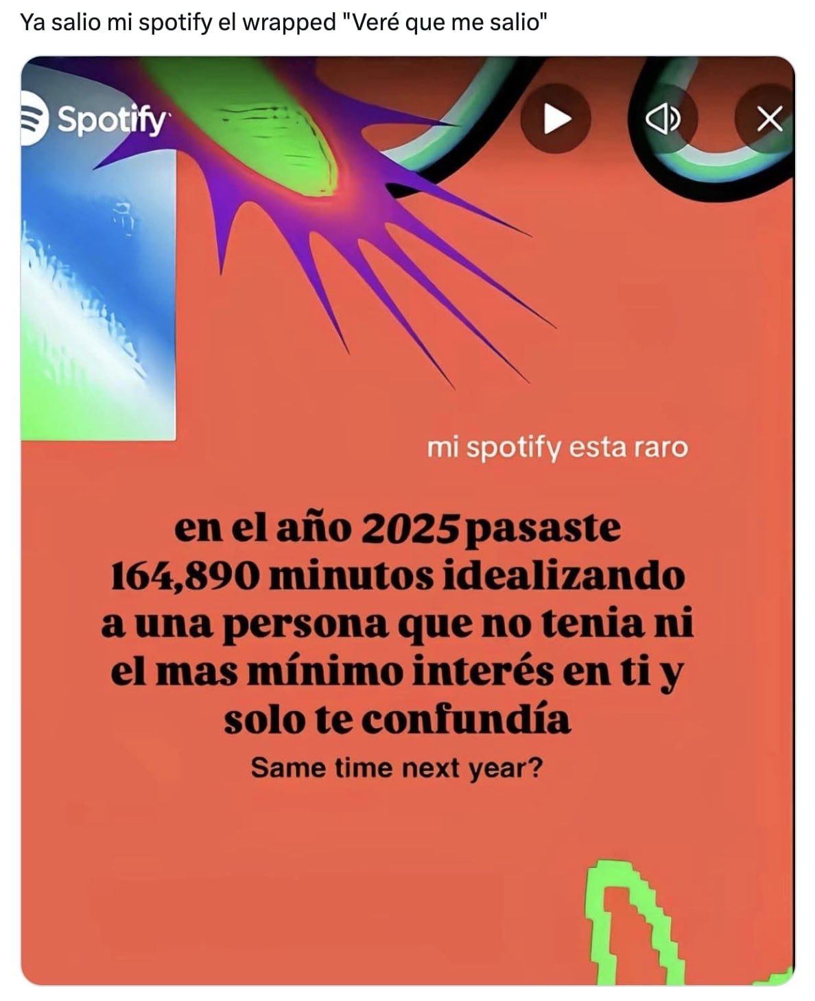Memes del Spotify Wrapped 2025