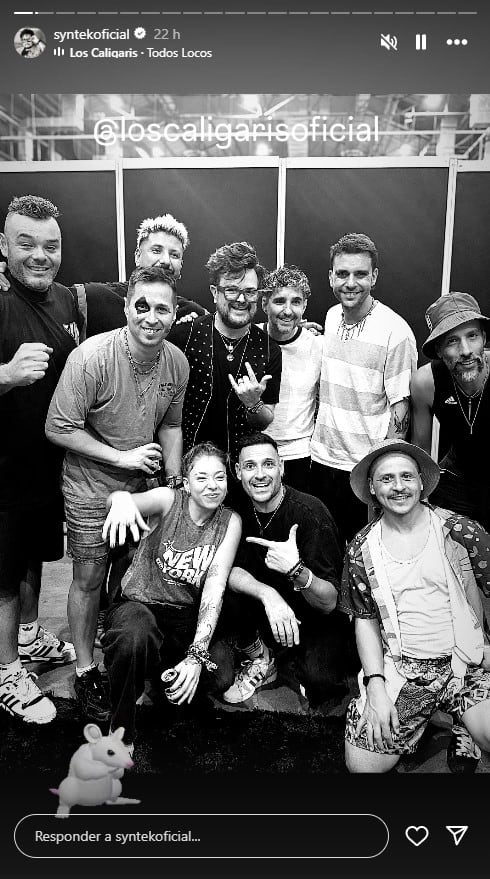 Aleks Syntek con Los Caligaris en el Tecate Pal Norte