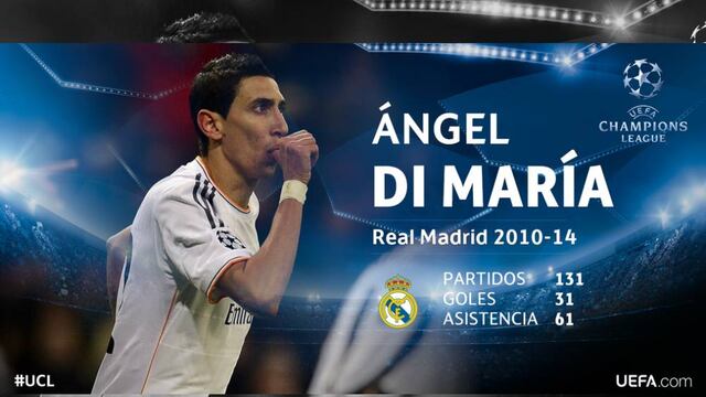 Ánge Di María enfrenta a su ex equipo, el conjunto del Real Madrid.