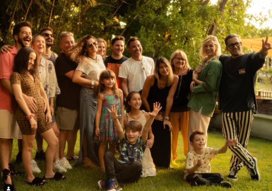 Ricardo Montaner y su familia