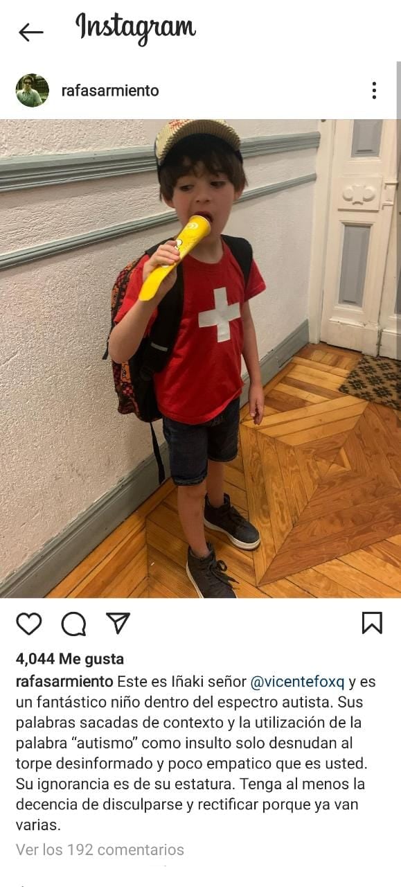 Publicación de Instagram